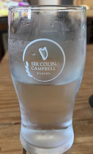Branded pint glass
